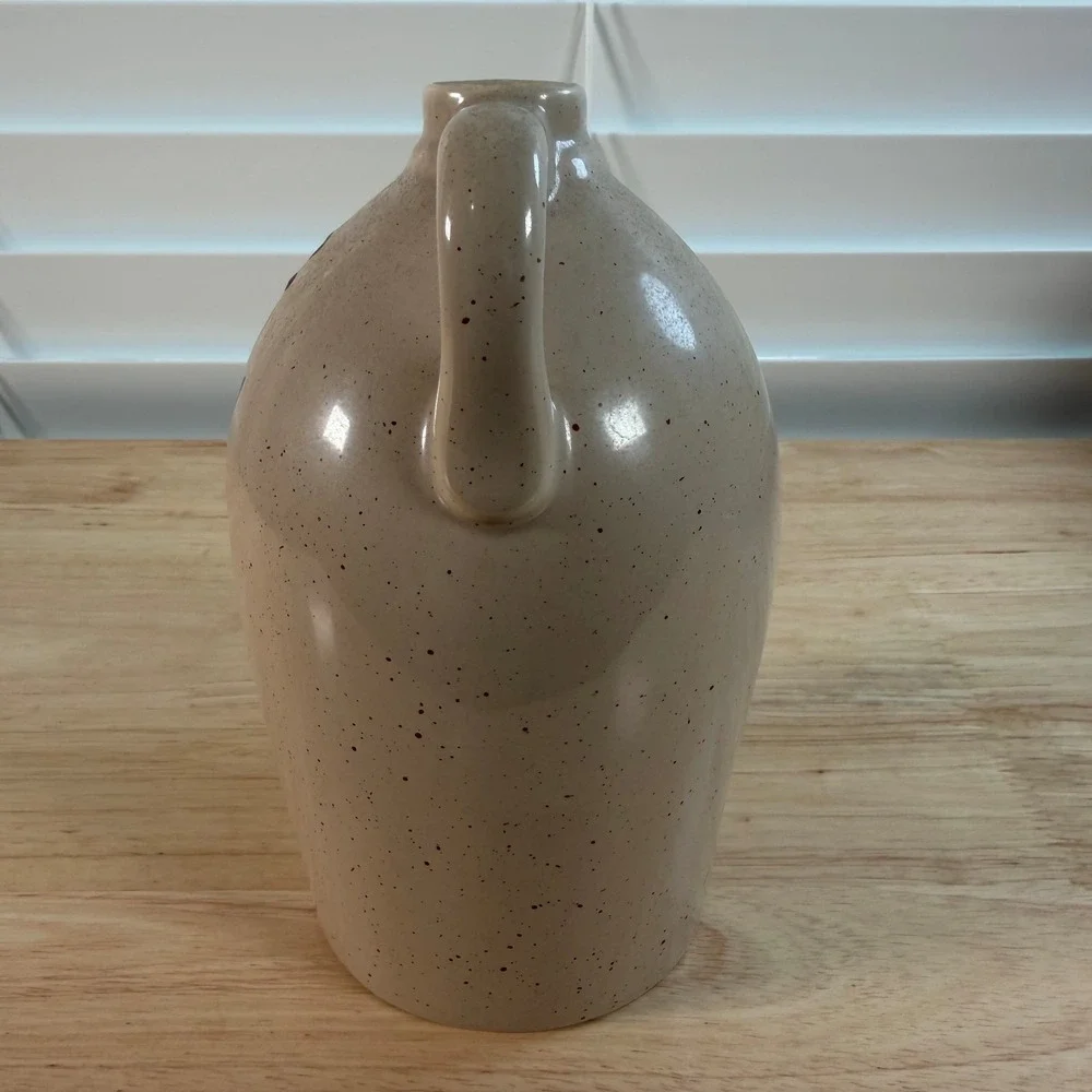 Vintage 1903 Winesap & Co. 2 Beige Apple Ceramic Decorative Crock  Jug Orchard